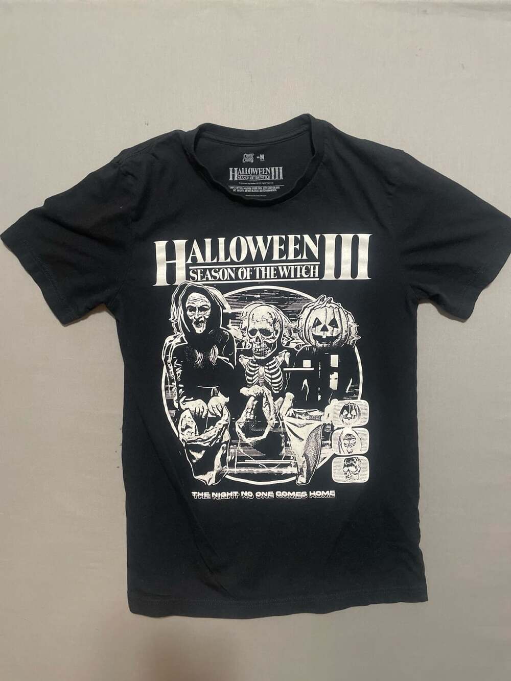 Cavity Colors Halloween III Season of the Witch Black T-Shirt Size M